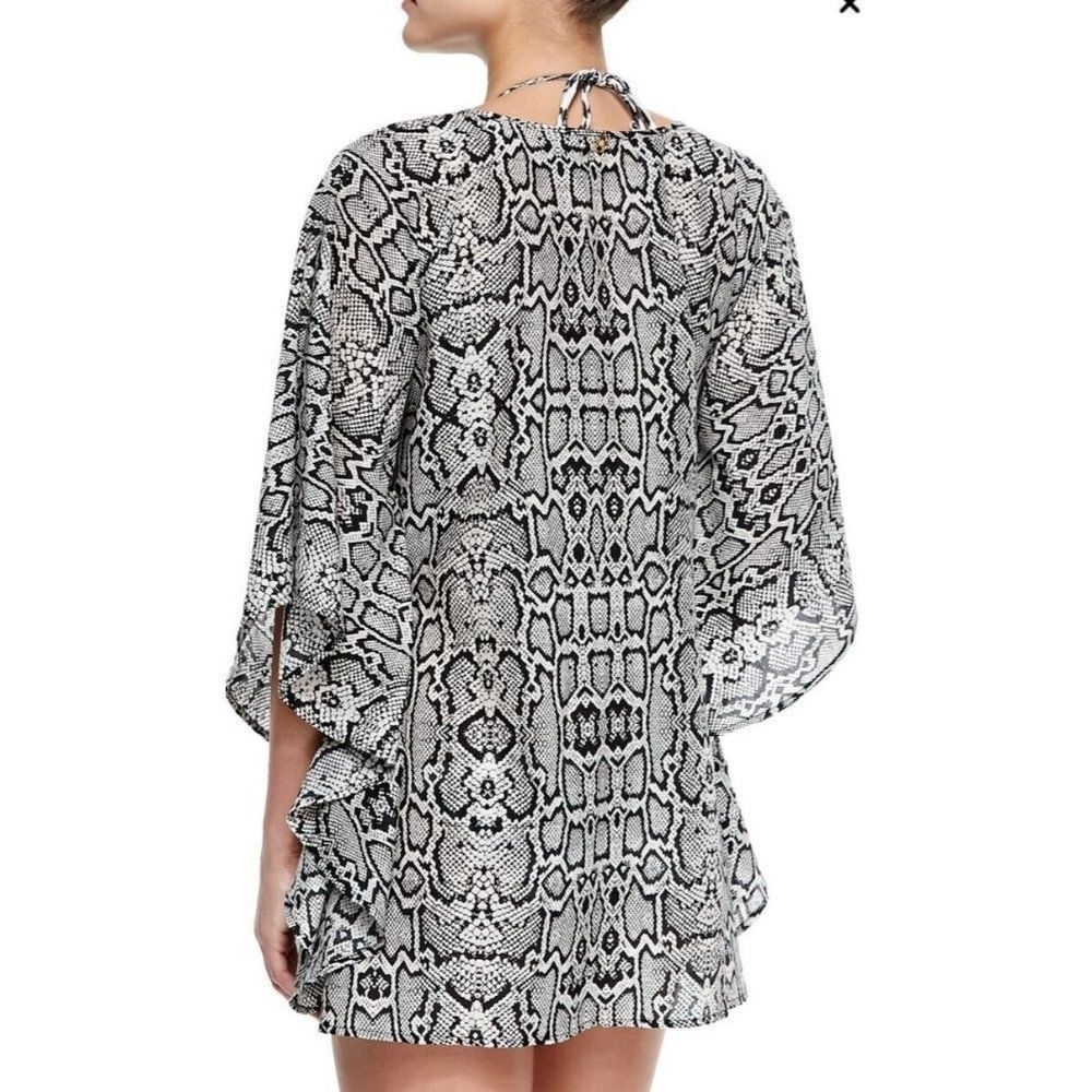 VixSphinx Snake-Print Short Coverup - Picture 2 of 8